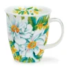 Dunoon Nevis White Anemones Mugs