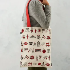Victoria Eggs New York New York Canvas Tote Bag