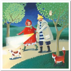 Emma Ball Nightwalk  Greetings Card