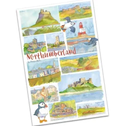 Emma Ball Northumberland by Tea Towel