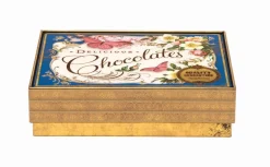Elite Tins Nostalgia Blue Chocolates Rectangular Tin