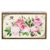 Elite Tins Nostalgia Roses Hinged Lid Tin