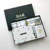 Notes & Clips Notes & Clips Black & Gold Stationery Box