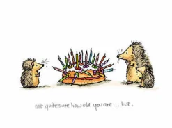 Two Bad Mice Not Sure How Old You Are Greetings Card