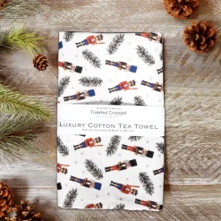 Toasted Crumpet Nutcracker Tea Towel