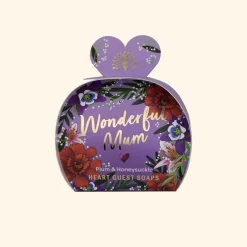 English Soap Company Occasions Wonderful Mum Heart Guest Soaps