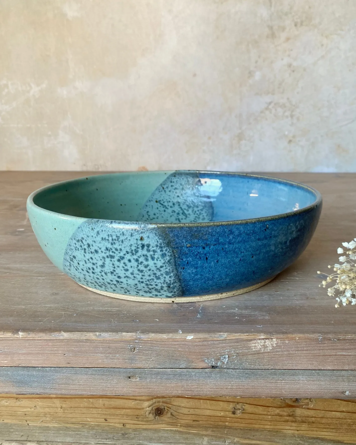 Emily Doran Pottery Ocean Spray Serving Bowl