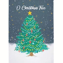 Ulster Weavers O Christmas Tree Recycled Cotton Tea Towel