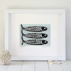 Lucky Lobster Omega 3 Fish Framed Print
