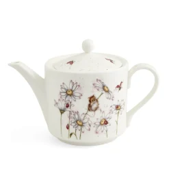 Wrendale Designs 'Oops a Daisy' Mouse Fine Bone China Teapot