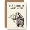 Bewilderbeest Oopsie Daisies Greetings Card