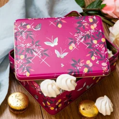 Sara Miller London Orchard Butterfly Deep Rectangular Tin