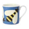 Orla Kiely Busy Bee Blue Bone China Mug