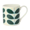 Orla Kiely Linear Stem Teal Bone China Mug