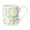 Orla Kiely Patchwork Aqua Bone China Mug