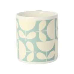 Orla Kiely Patchwork Aqua Bone China Mug
