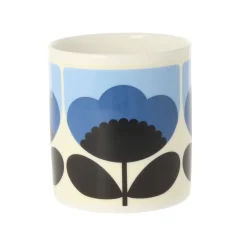 Orla Kiely Spring Bloom Blue Bone China Mug