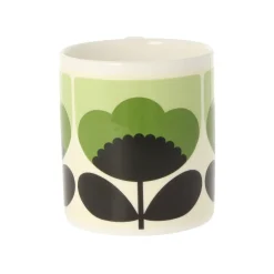 Orla Kiely Spring Bloom Green Bone China Mug