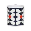 Orla Kiely 60's Stem Navy Bone China Mug