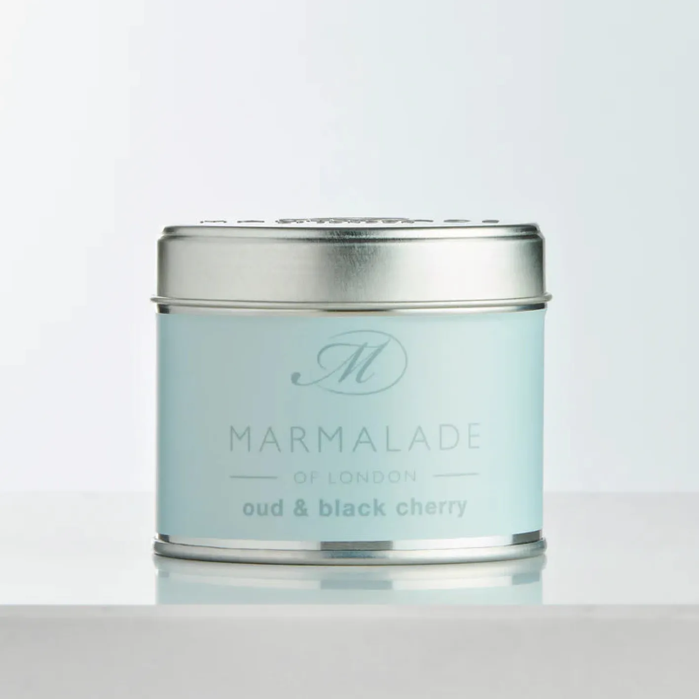Marmalade of London Oud & Black Cherry Medium Tin Candle