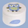 Repeat Repeat Owlie Keepsake Box in Blue