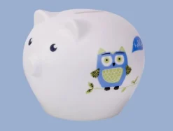 Repeat Repeat Owlie Piggy Bank in Blue