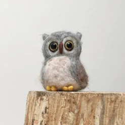 Bergin & Bath Owl Needle Felting Kit