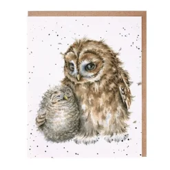 Wrendale Designs 'Owl-ways By Your Side' Blank Greetings Card