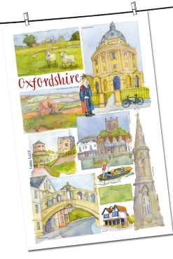 Emma Ball Oxfordshire by Tea Towel