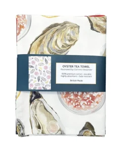 Corinne Alexander Oyster Tea Towel by