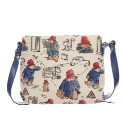 Signare Paddington Bear Tapestry Crossbody Bag