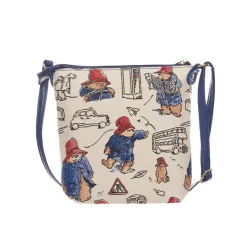 Signare Paddington Bear Tapestry Sling Bag