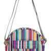 Ori London Paddington B Multi Stripe Recycled Canvas Crossbody Bag