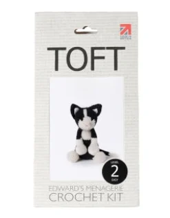 Toft Crafts Paddy the Black & White Cat Crochet Kit
