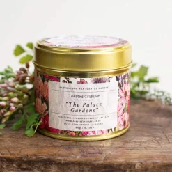 Toasted Crumpet Palace Gardens Candle in a Matt Gold Tin