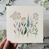Becky Amelia Pastel Wildflowers Greeting Card