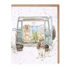 Wrendale Designs 'Paws for a Picnic' Spaniel and Labrador Blank Greetings Card