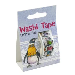 Emma Ball Penguins in Pullovers 20mm Washi Tape