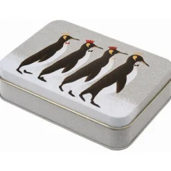 Sara Miller London Penguin Small Rectangular Tin