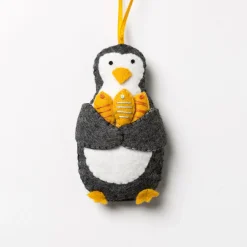 Corinne Lapierre Penguin Wool Mix Felt Craft Kit