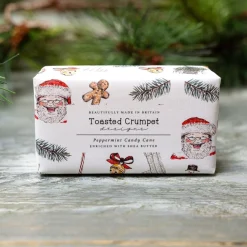 Toasted Crumpet Peppermint Candy Cane Soap