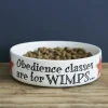 Sweet William Pet Bowl - Obedience Classes Boxed