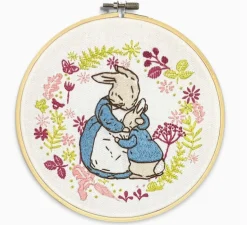 The Crafty Kit Co. Peter Rabbit & His Mother Embroidery Kit