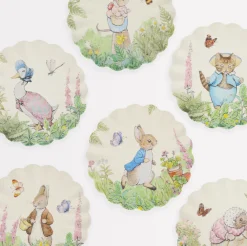 Meri Meri Peter Rabbit Reusable Small Plates - Set of 6