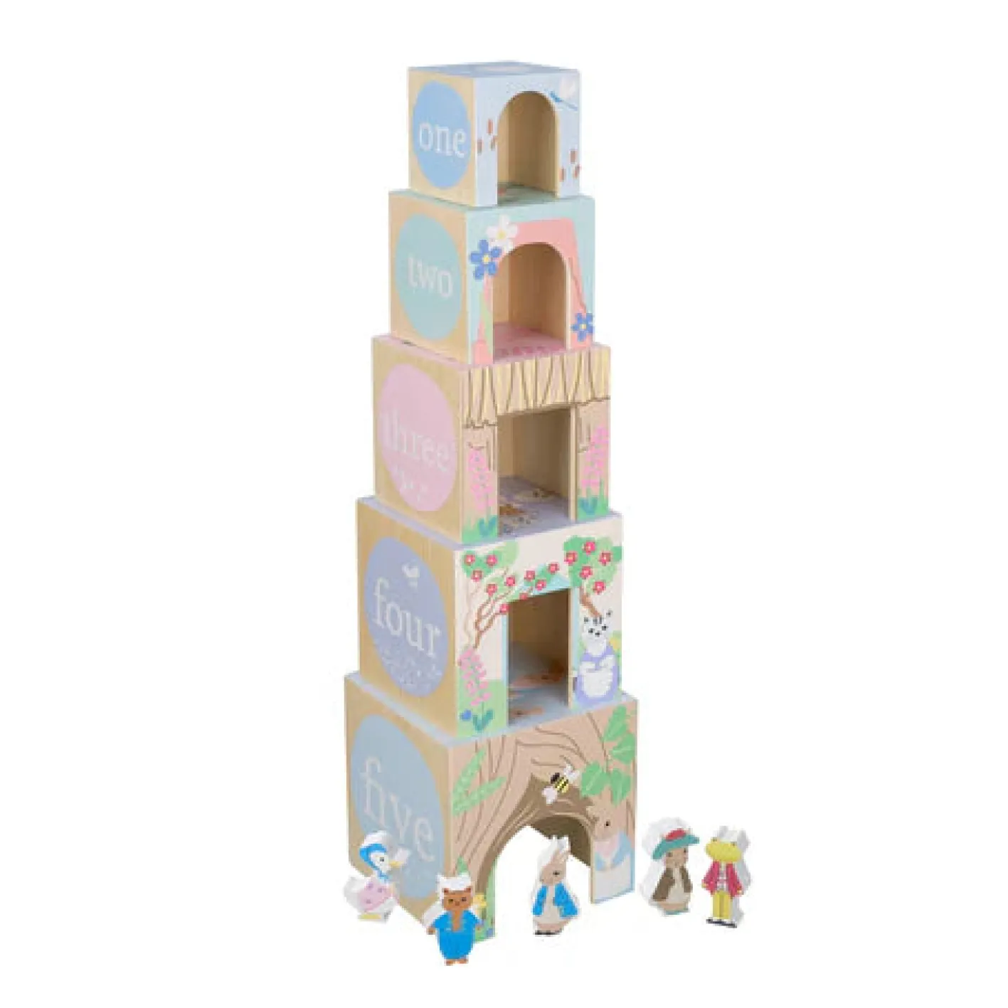 Orange Tree Toys Peter Rabbit™ Wooden Stacking Cubes