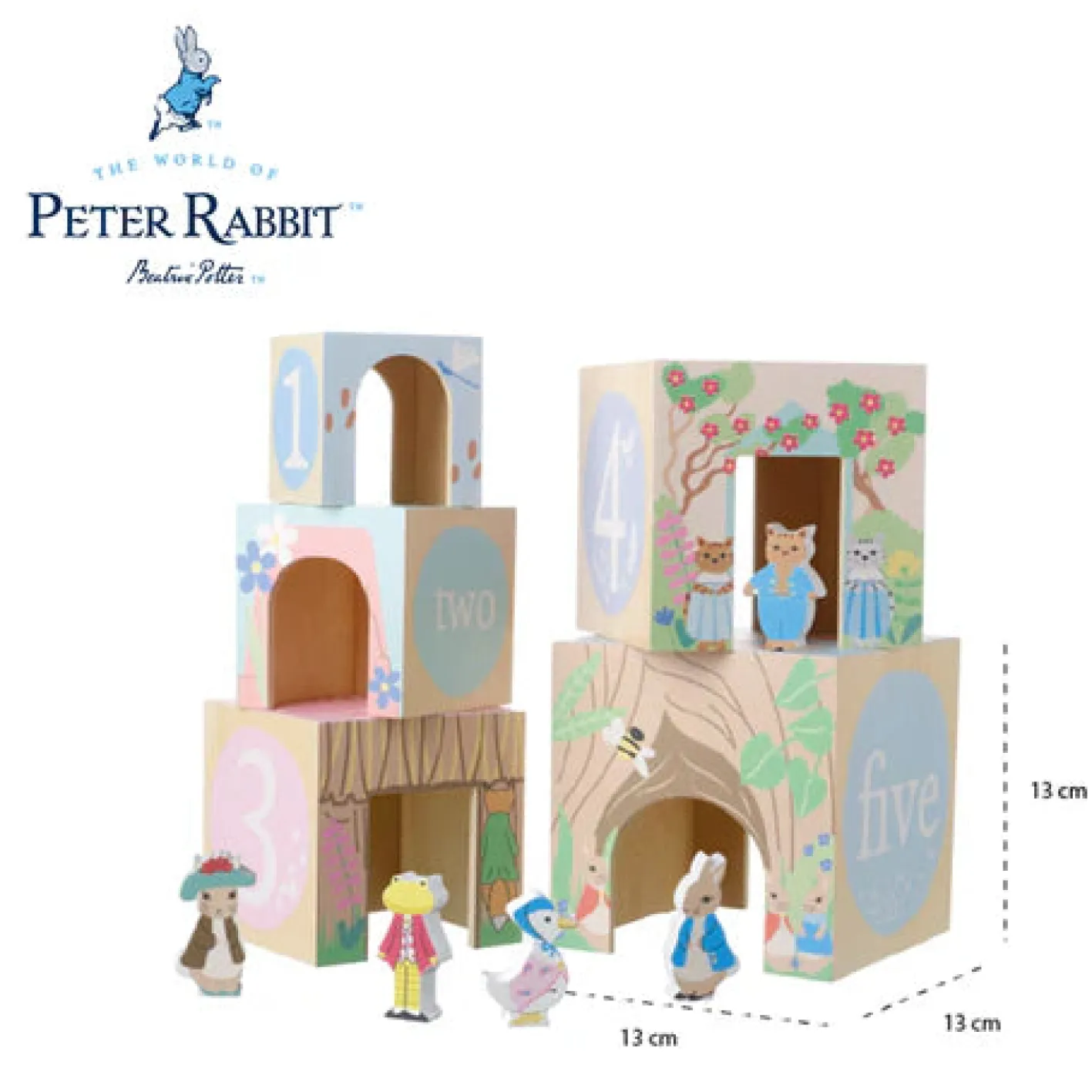 Orange Tree Toys Peter Rabbit™ Wooden Stacking Cubes