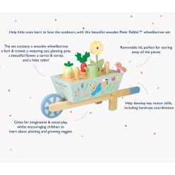 Orange Tree Toys Peter Rabbit™ Wooden Wheelbarrow
