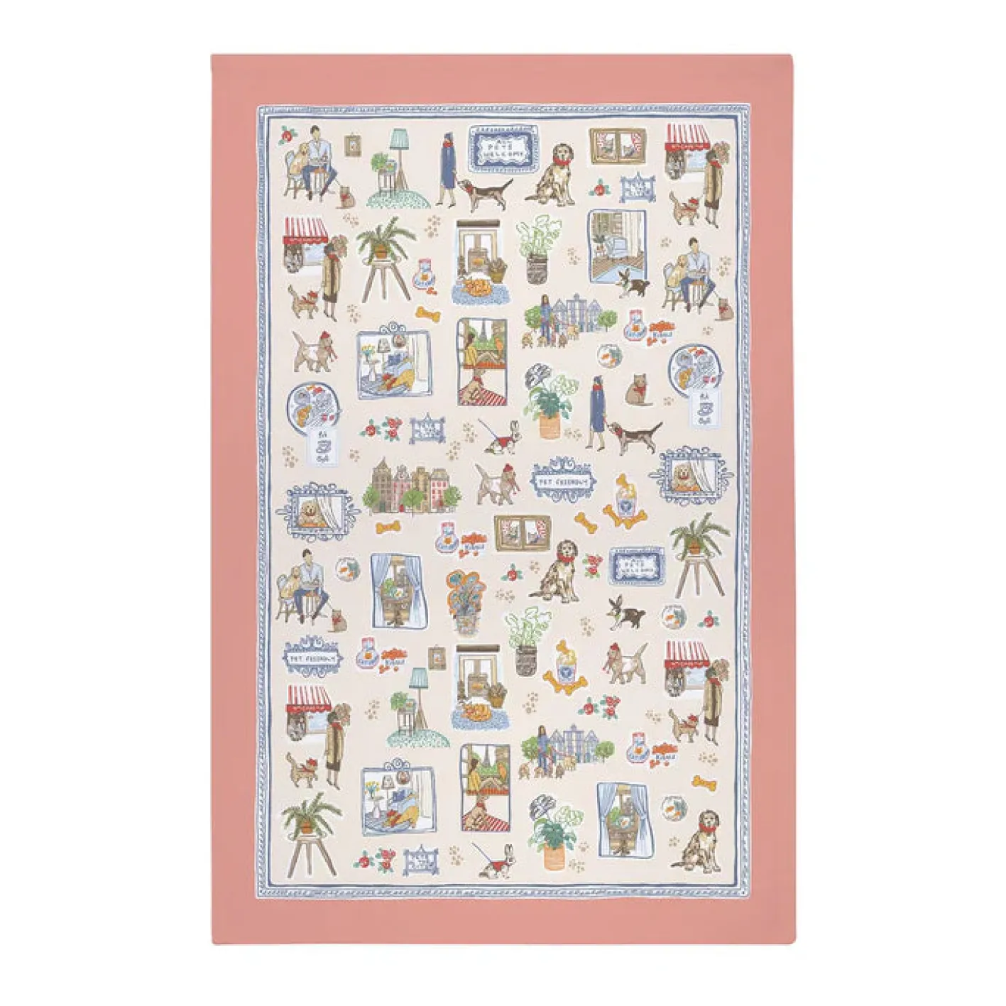 Ulster Weavers Pets In The City Cotton Tea Towel