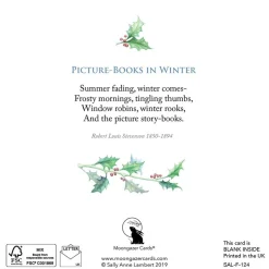 Moongazer Cards Picture Books in Winter Robin Greeting Card