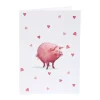 Jane Abbott Designs Piggy Greeting Card